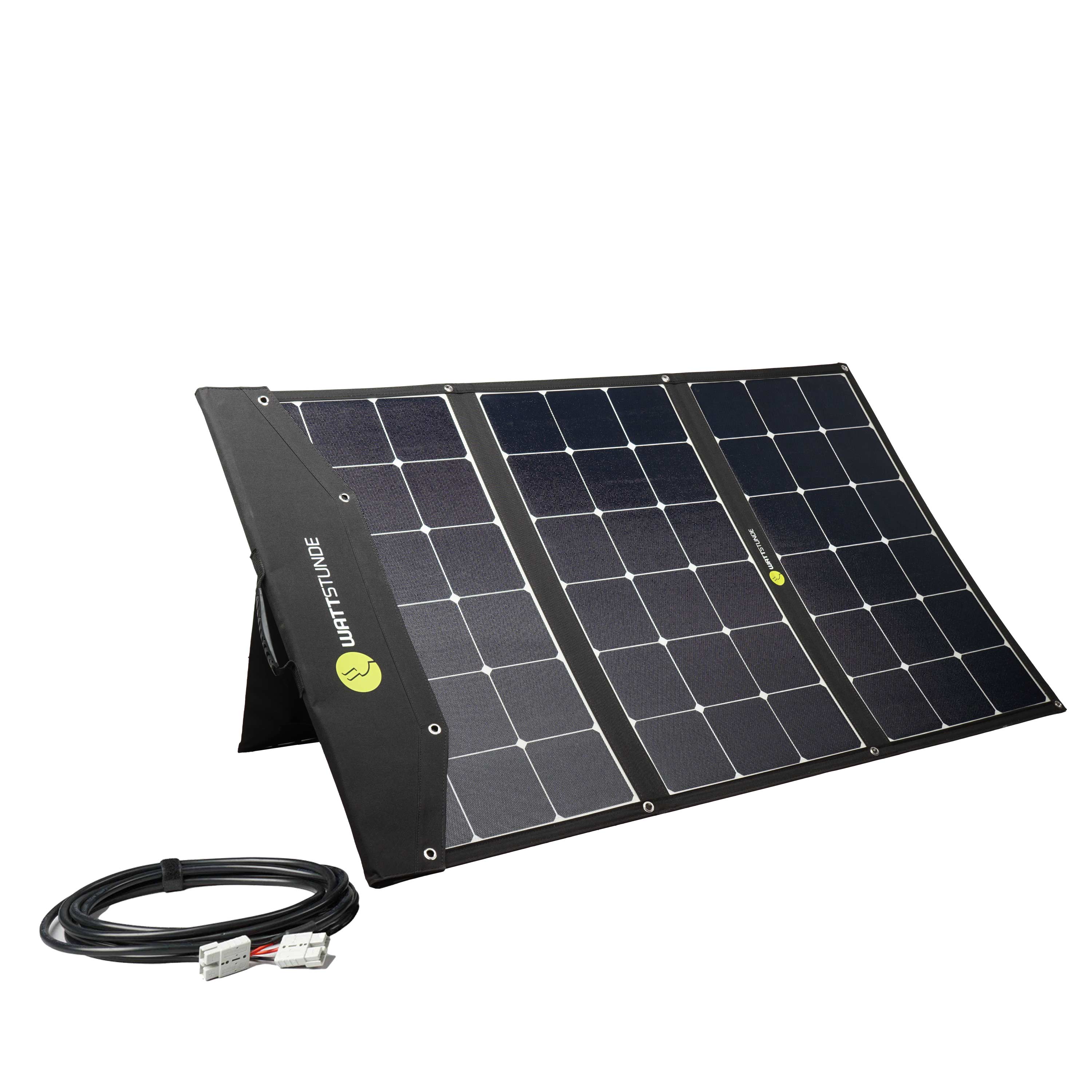 EcoFlow DELTA PRO 3 Powerstation Bundle mit WATTSTUNDE SOLA Ease 200 W HV SunFolder