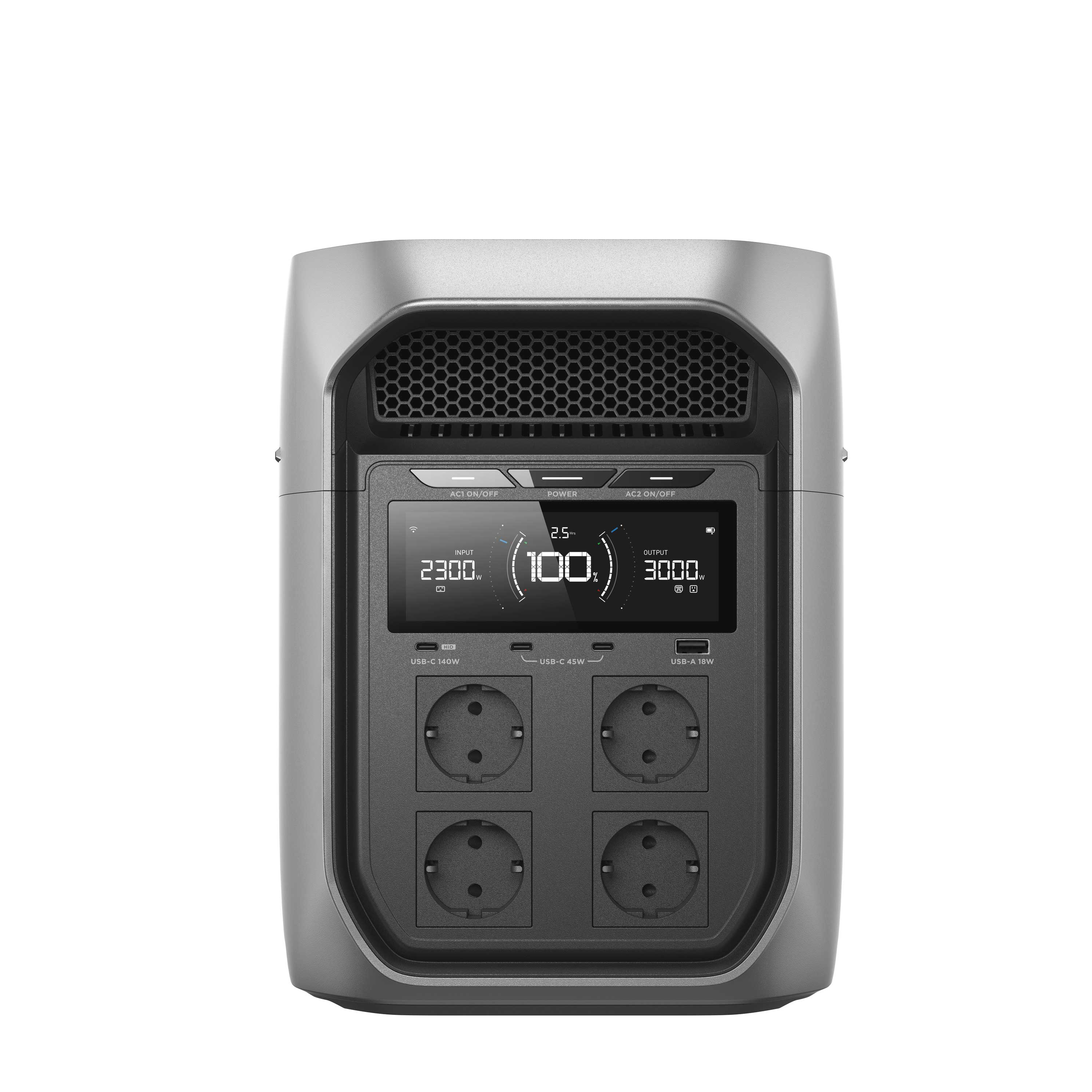 EcoFlow DELTA 3 Max Plus Powerstation Bundle mit WATTSTUNDE® SOLA Ease 140 Wp SunFolder Solartasche