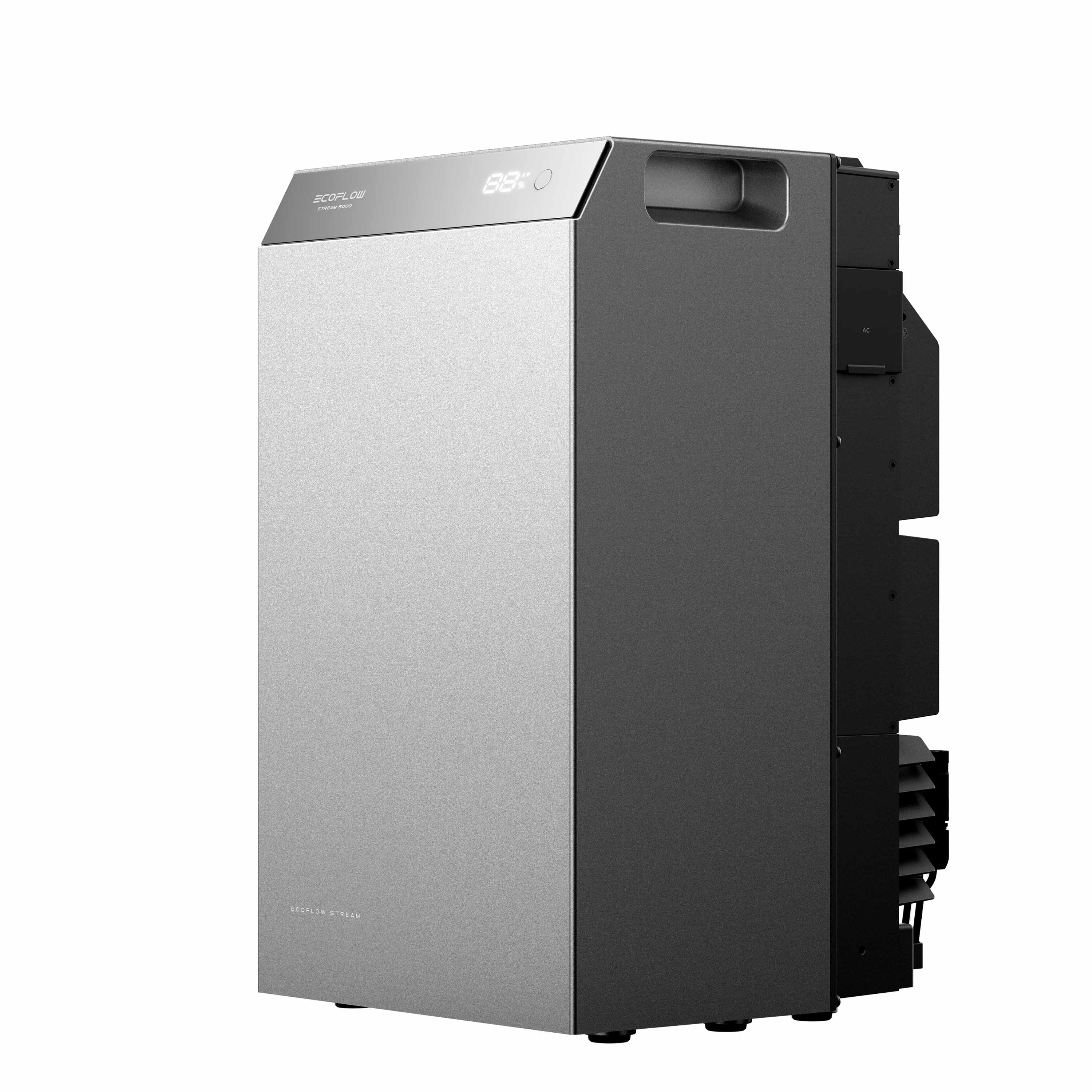 4000 W EcoFlow STREAM 5000 Balkonkraftwerk | Set mit Mikrowechselrichter und 8 x 500 W DAH bifacial Solarmodul ohne Halterung und 5 kWh Speicher
