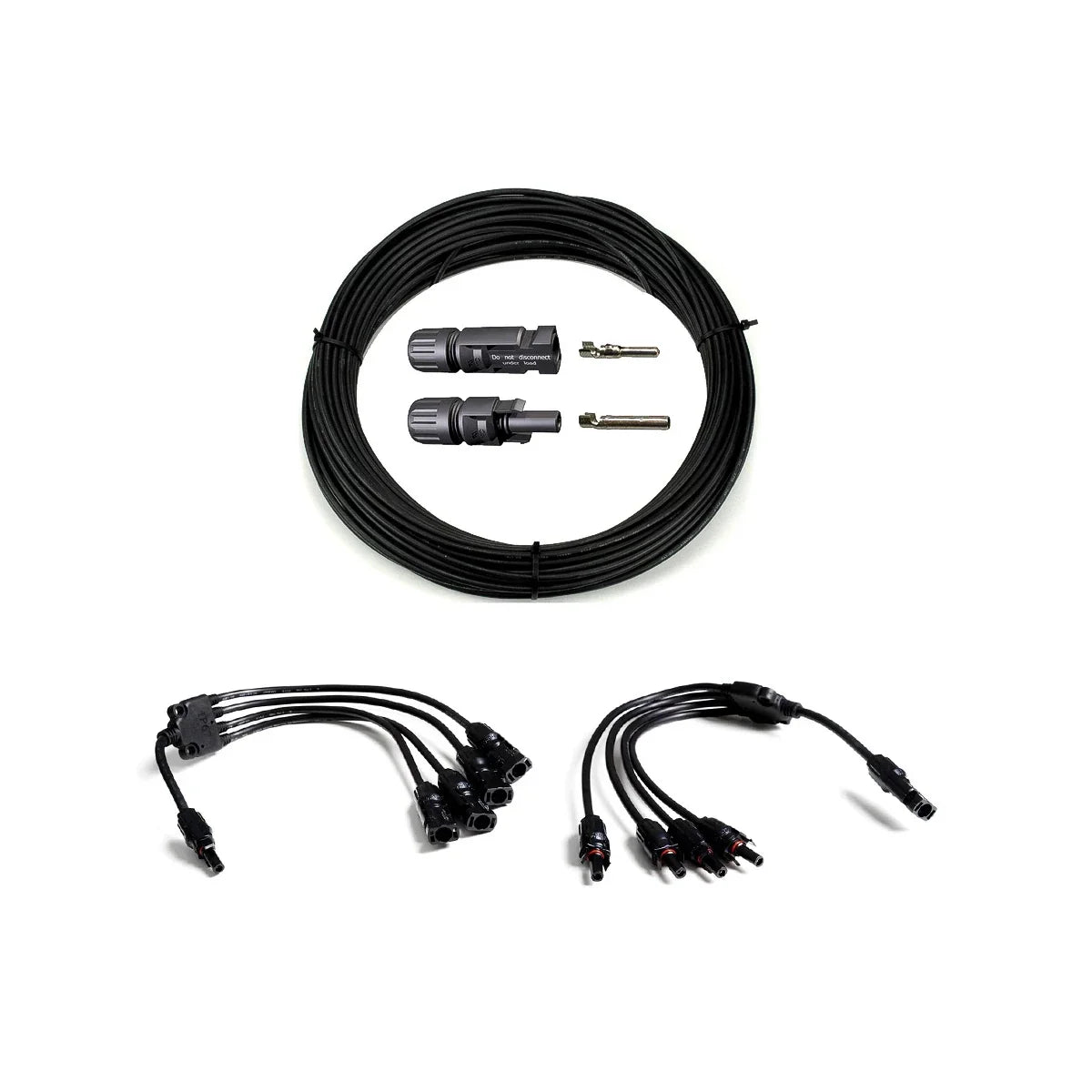 6mm² Anschluss Set IV - 4 Module parallel 15 Meter (L)