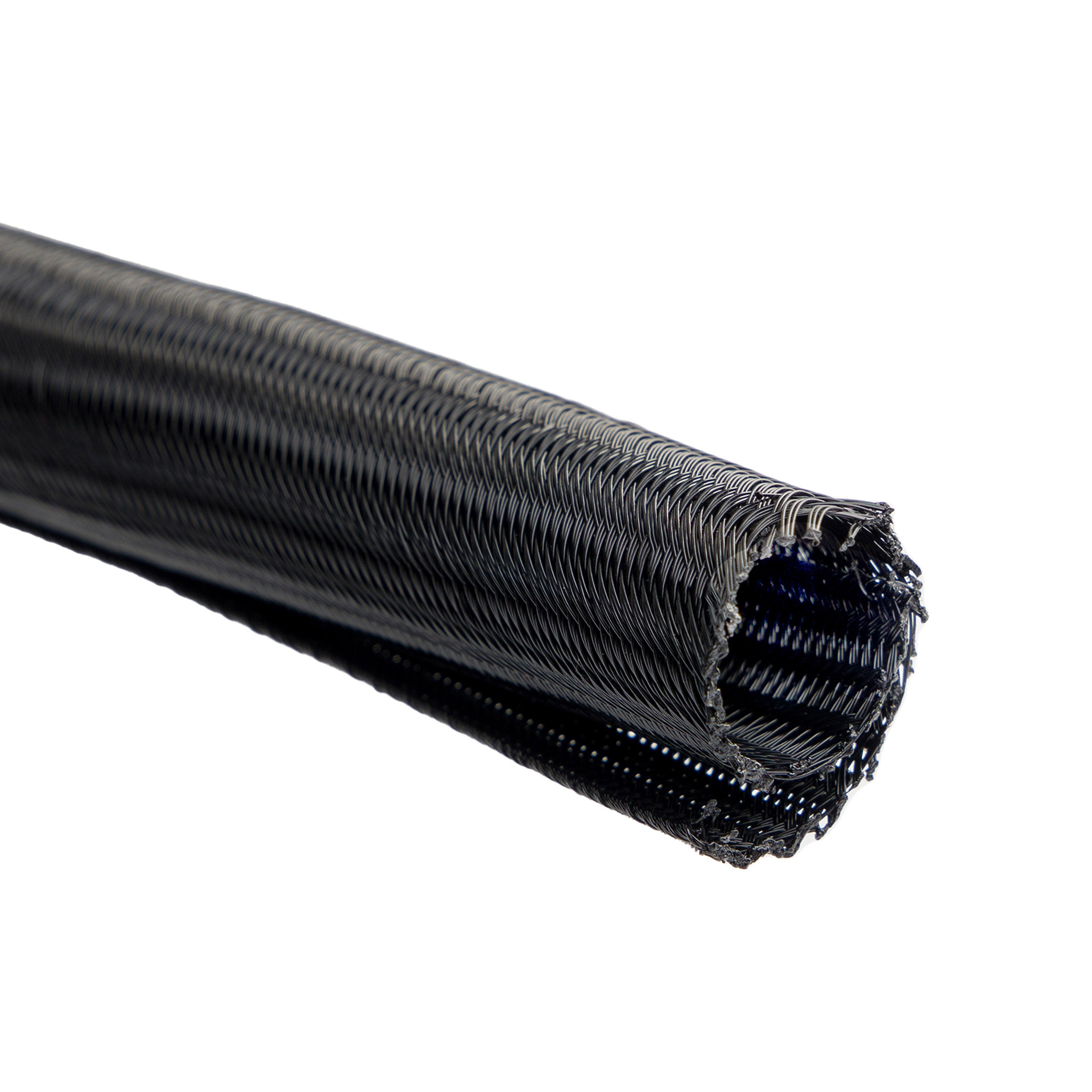 WATTSTUNDE® Braided Hose, Open, 13 mm, Black, 5 Meters