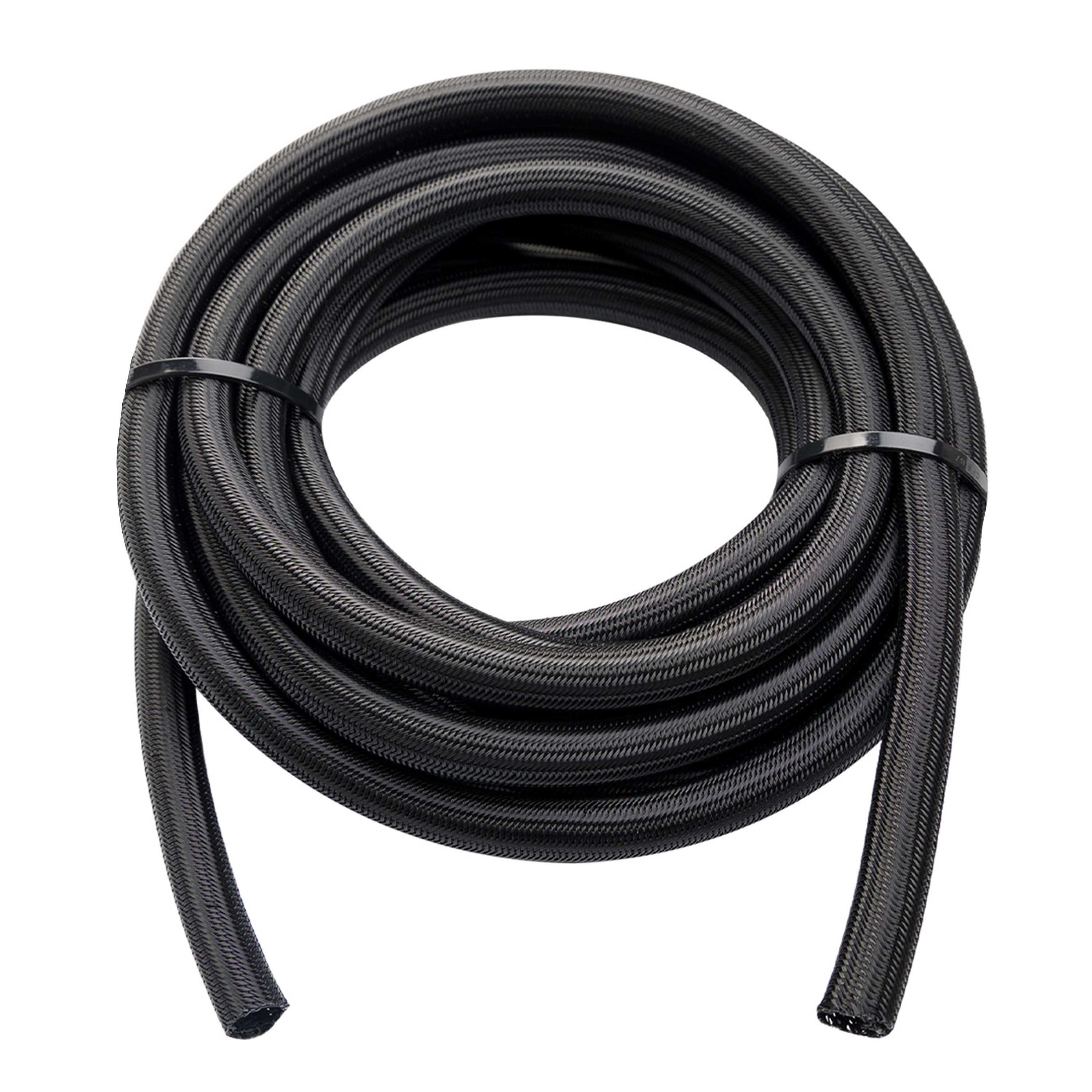 WATTSTUNDE® Braided Hose, Open, 13 mm, Black, 5 Meters