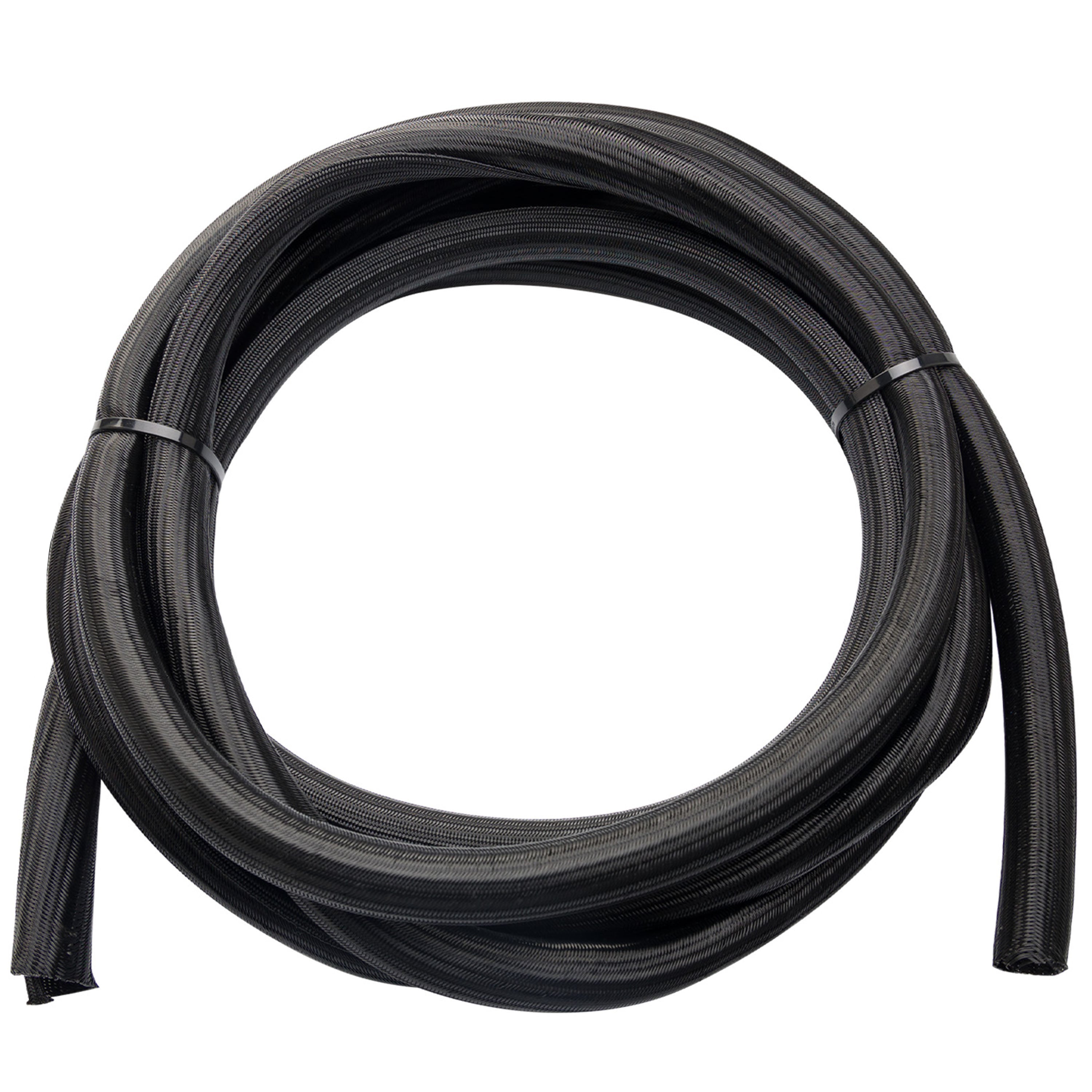 WATTSTUNDE® Braided Hose, Open, 19 mm, Black, 5 Meters