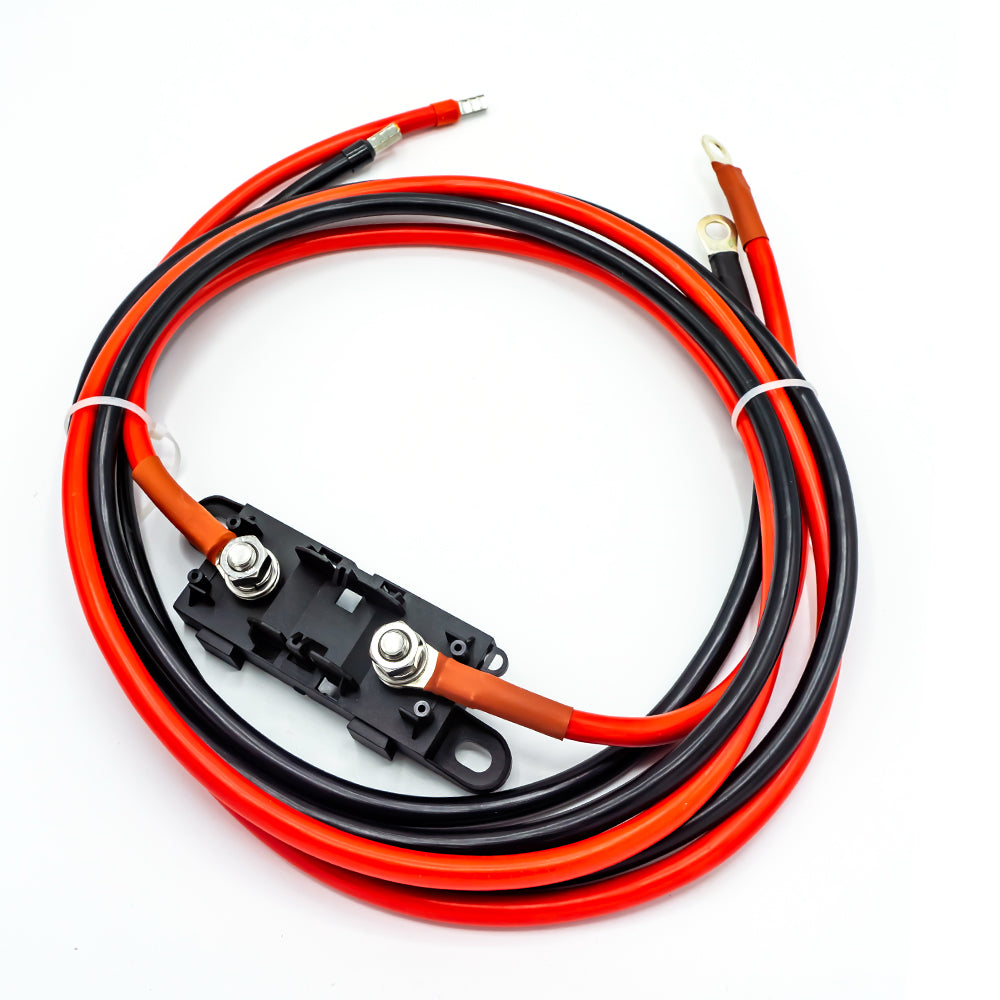 Charging booster set with Victron Orion XS 12/12-50A and connection cable for starter and board battery 5 m