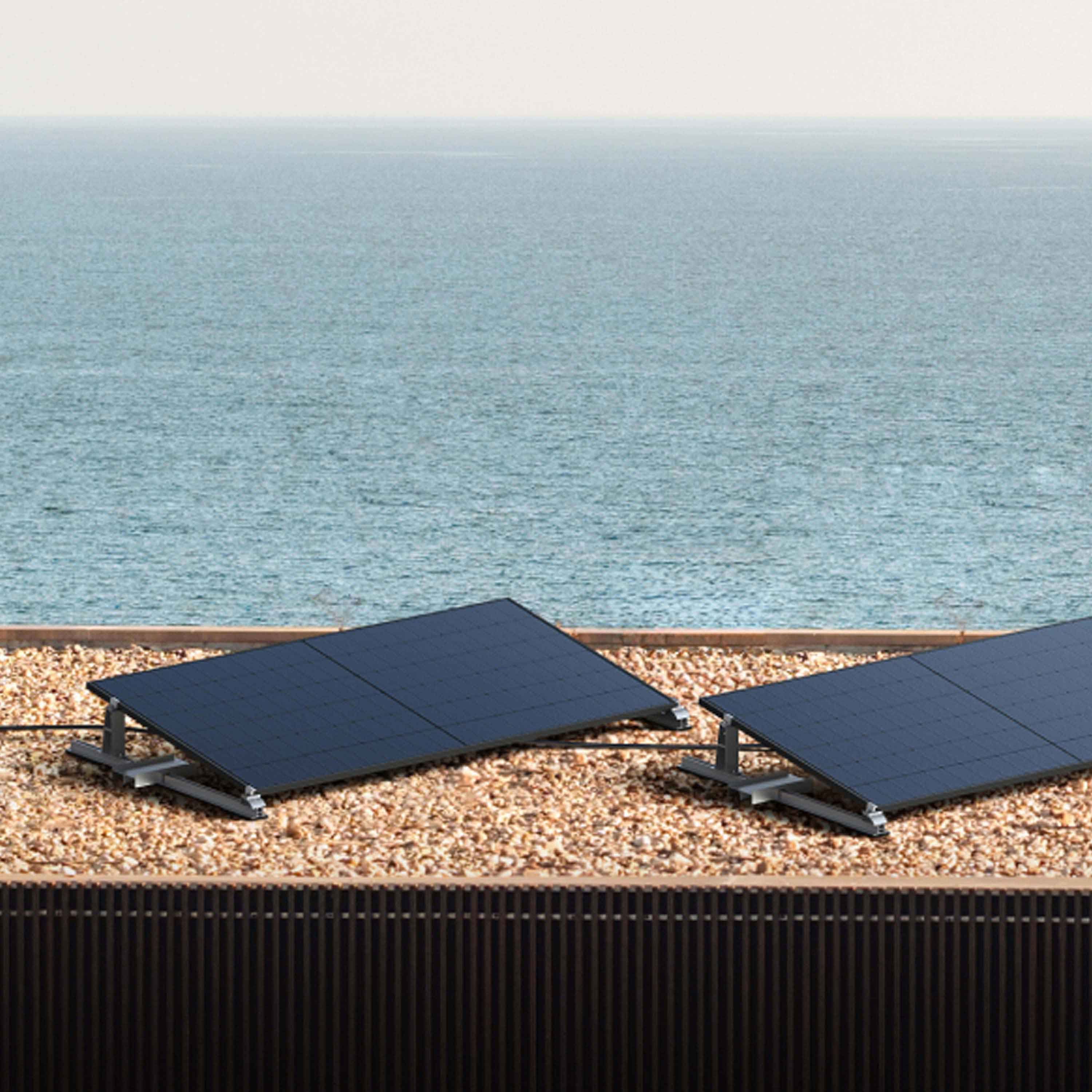 1900 W EcoFlow STREAM Ultra X Balkonkraftwerk | Set mit Mikrowechselrichter und 4x 475 W DAH bifacial Solarmodul mit Flachdach Halterung und 3,84 kWh Speicher