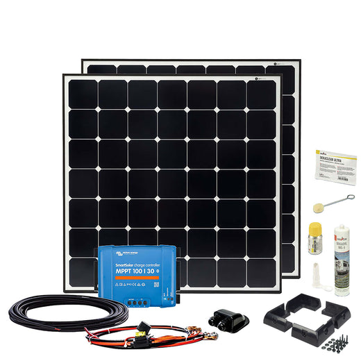 DAYLIGHT Sunpower 380Wp Motorhome Solar System DLS380 Victron SmartSolar 100/30