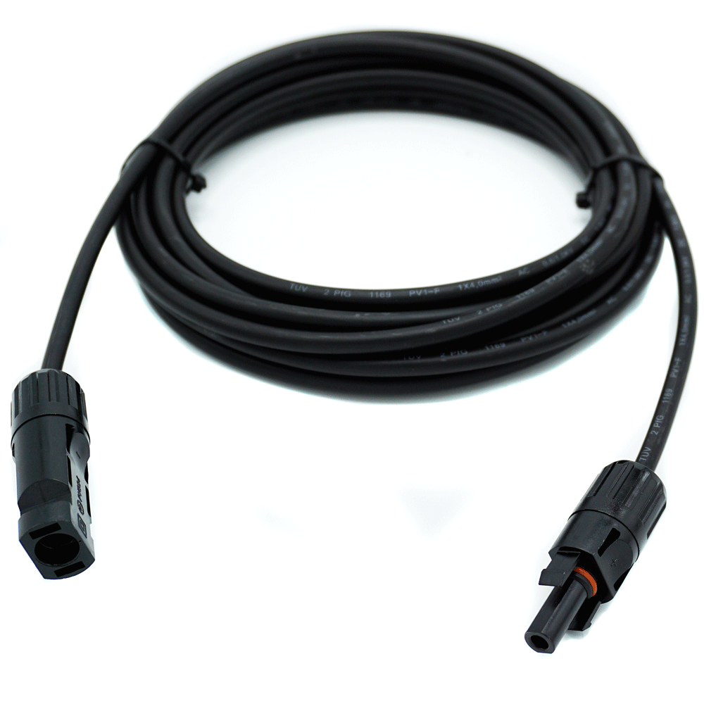 WATTSTUNDE® VSS 4.1 Extension Cable Solar Panel to Solar Panel 2x 1 Meter 4mm²