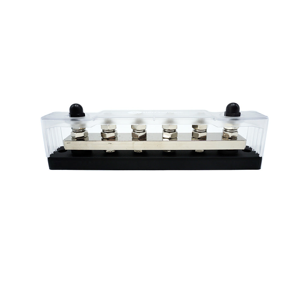 WATTSTUNDE® Busbar 6xM8 300 A / 70 V black