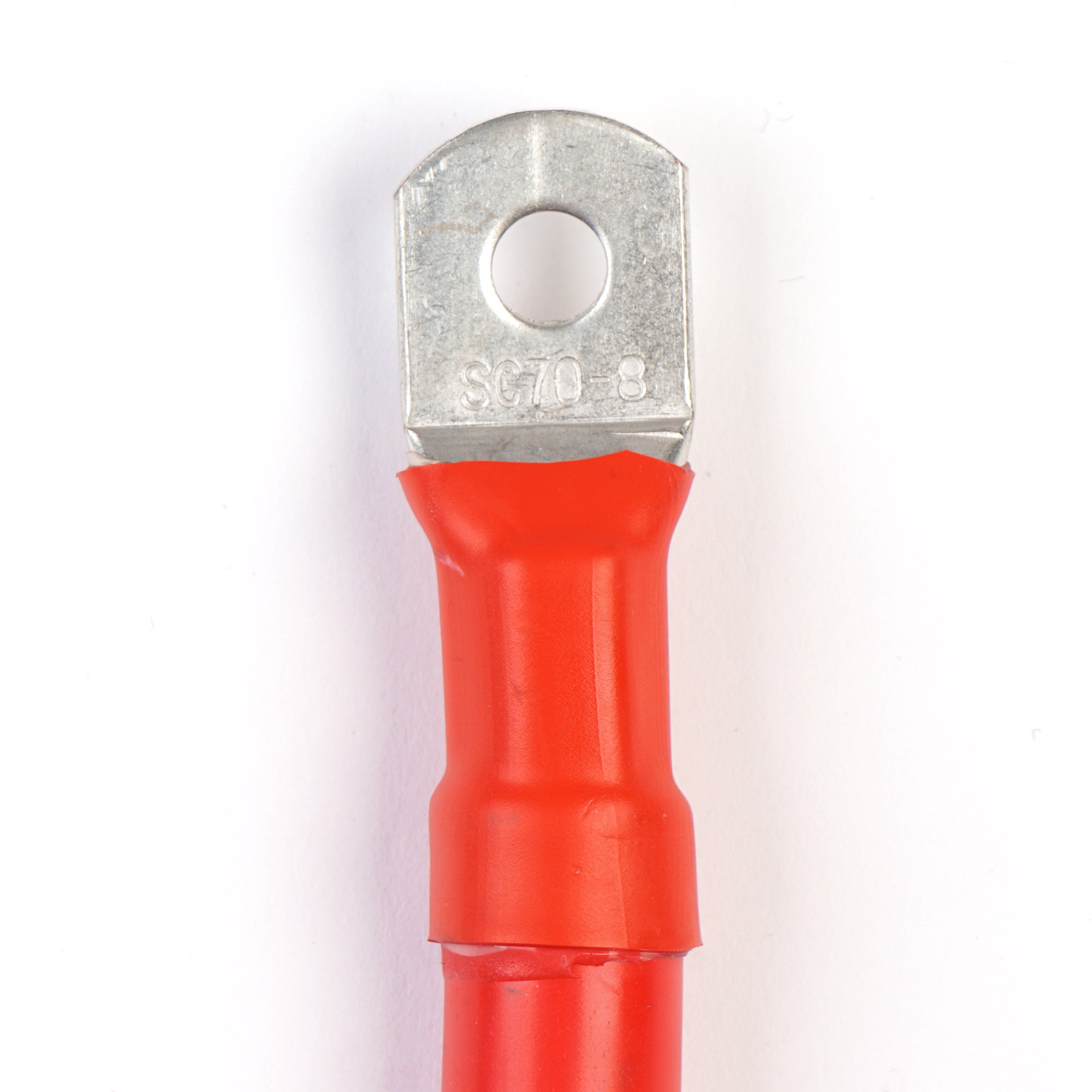 WATTSTUNDE® Batteriekabel 70 mm² M8/M8 15 cm rot