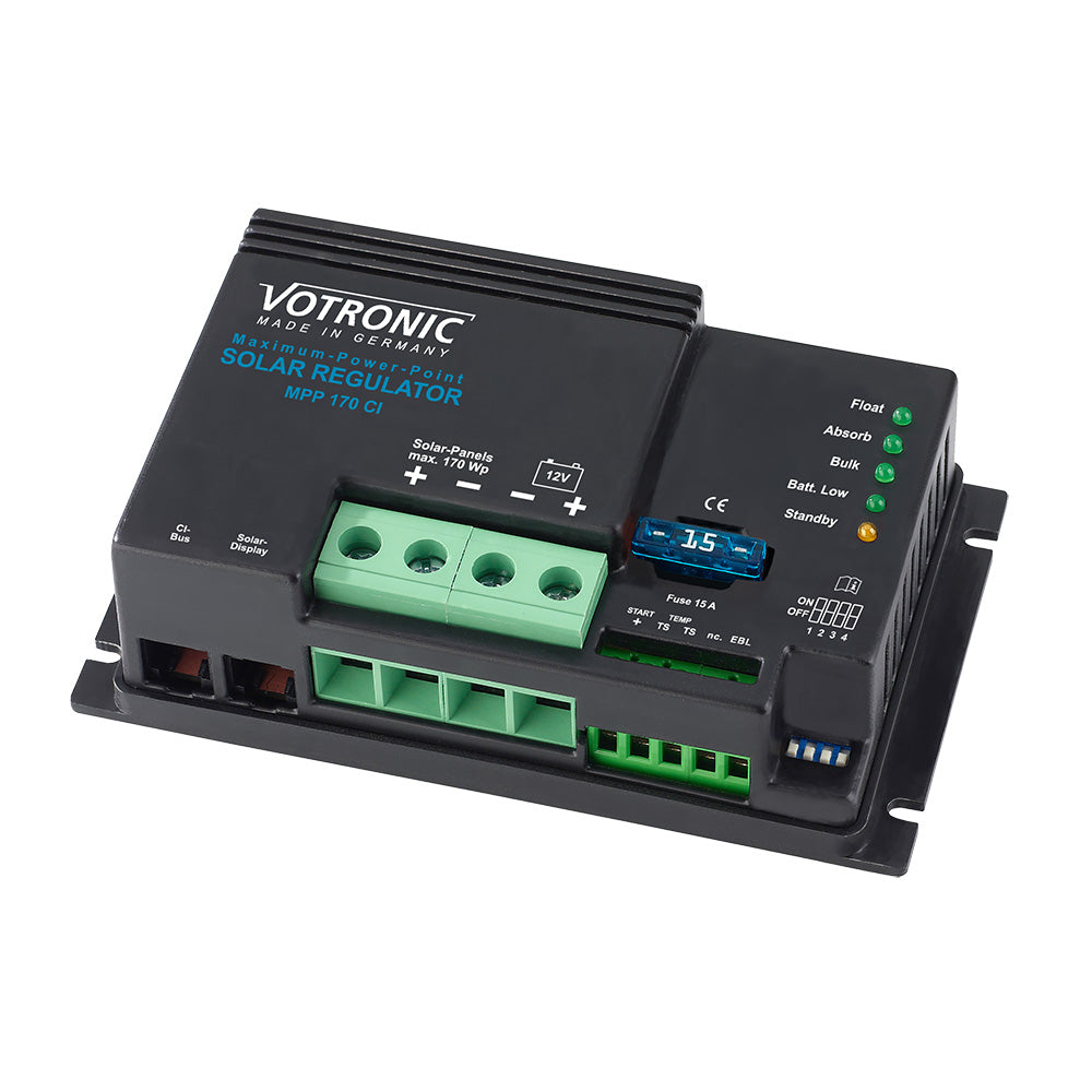 WATTSTUNDE® 120W ULTRA LIGHT Solarkoffer WS120SUL mit Votronic MPP170CI