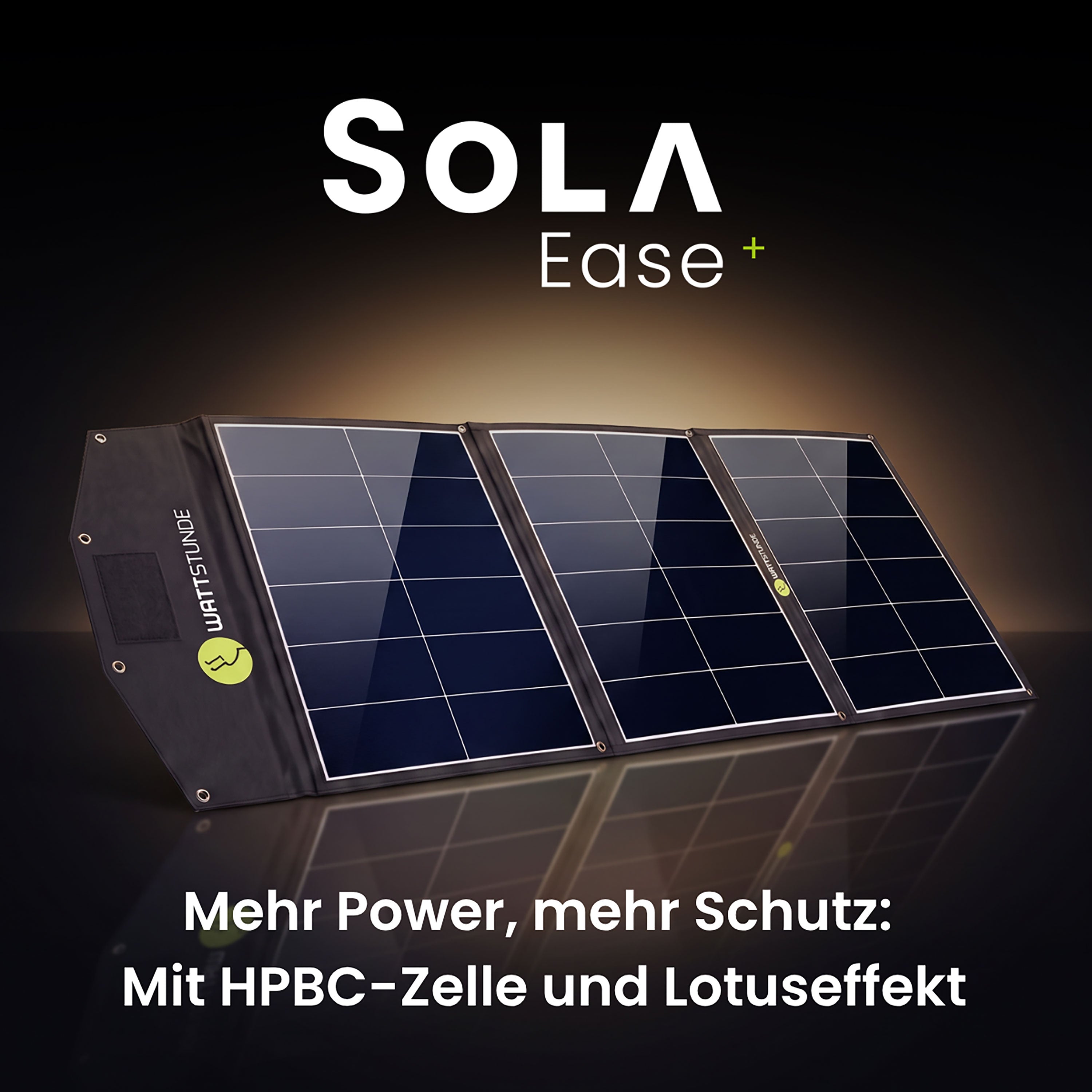 WATTSTUNDE® SOLA Ease+ 140 Wp SunFolder Solartasche