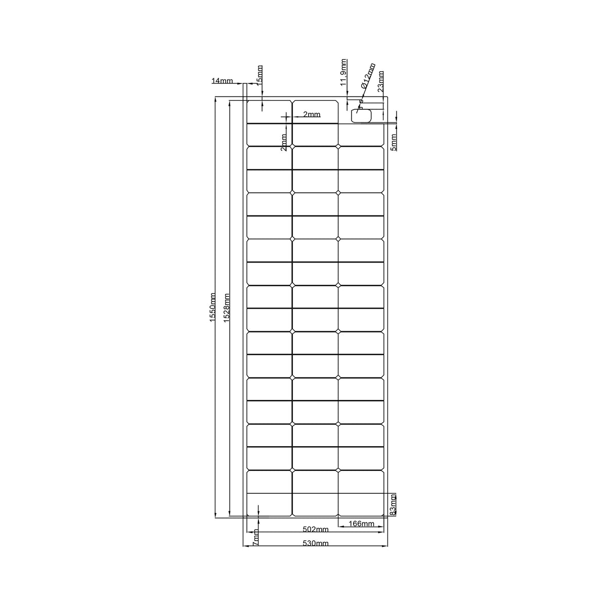 101-73160 - SOLA Flex Daylight 160 Wp (9)