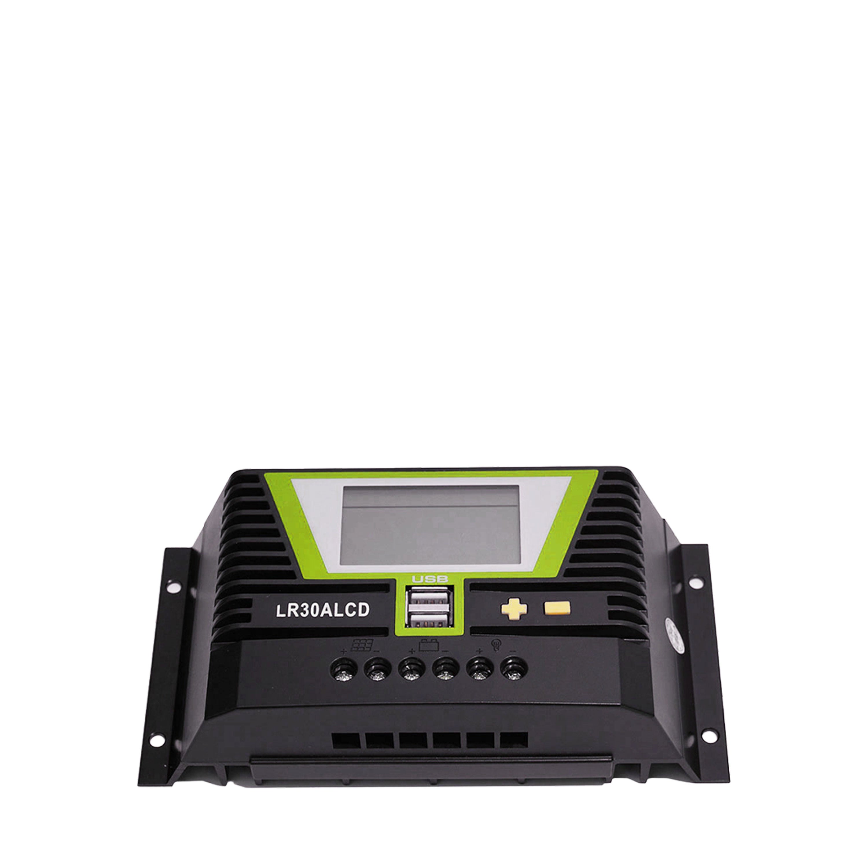 320W Solar Inselanlage Bausatz (2x160W) Solar Laderegler 30A LR30ALCD 2xUSB 12/24V