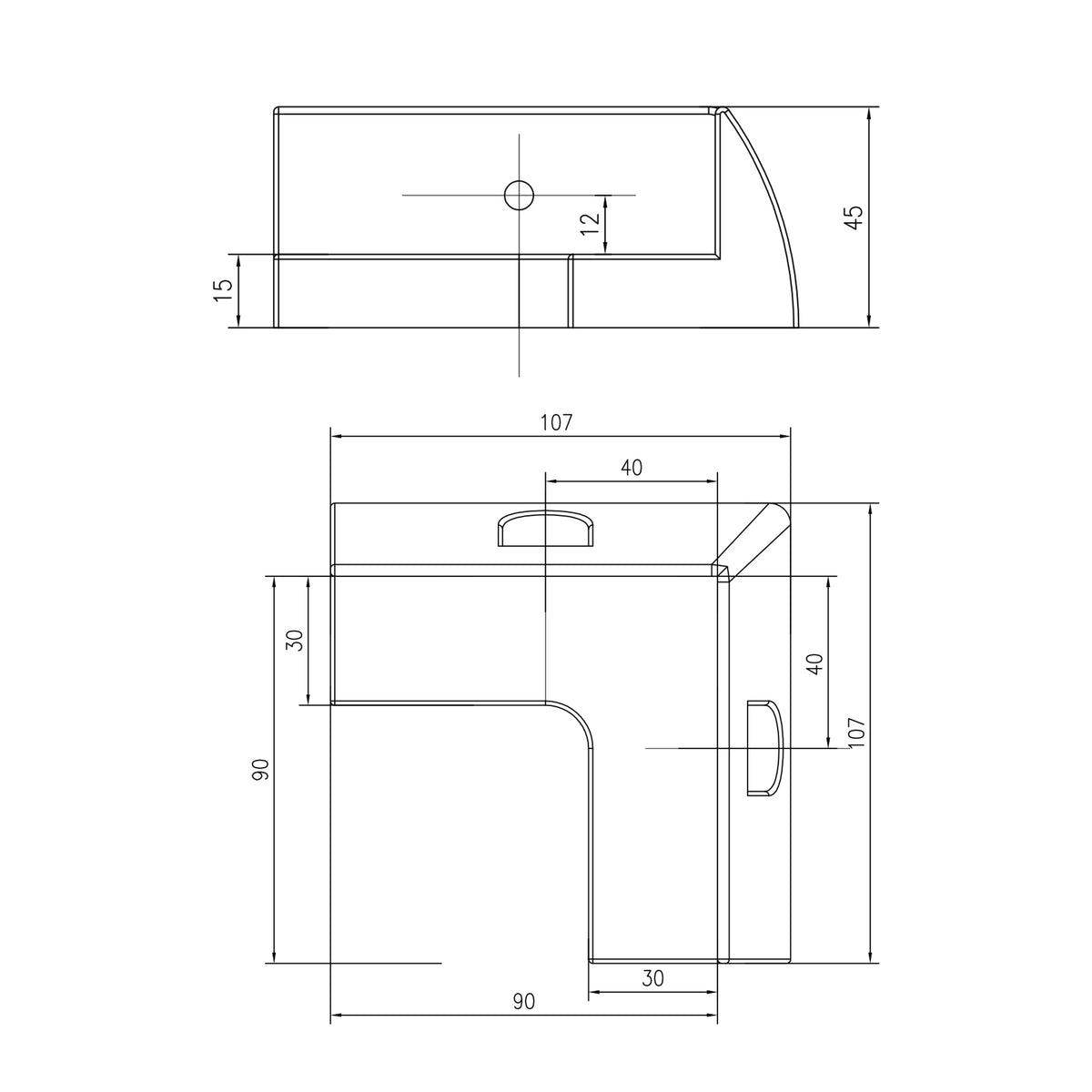 201-2002 - MOUNT Solarmodul Halterung corner schwarz (2)