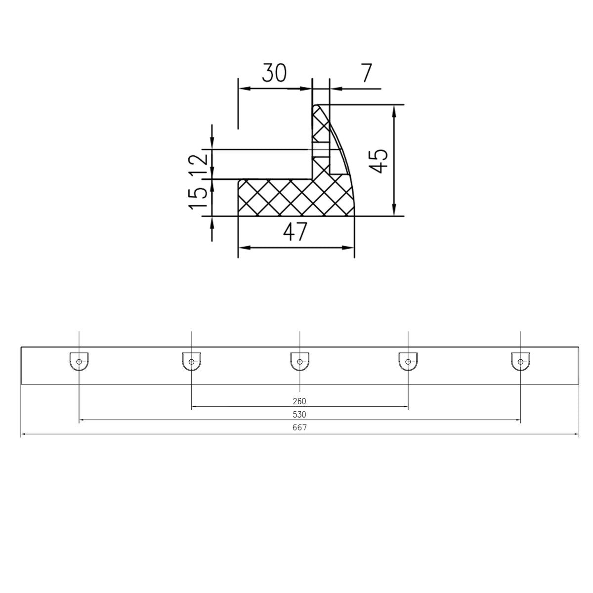 201-2167 - MOUNT Solarmodul Halterung 67 weiß (6)
