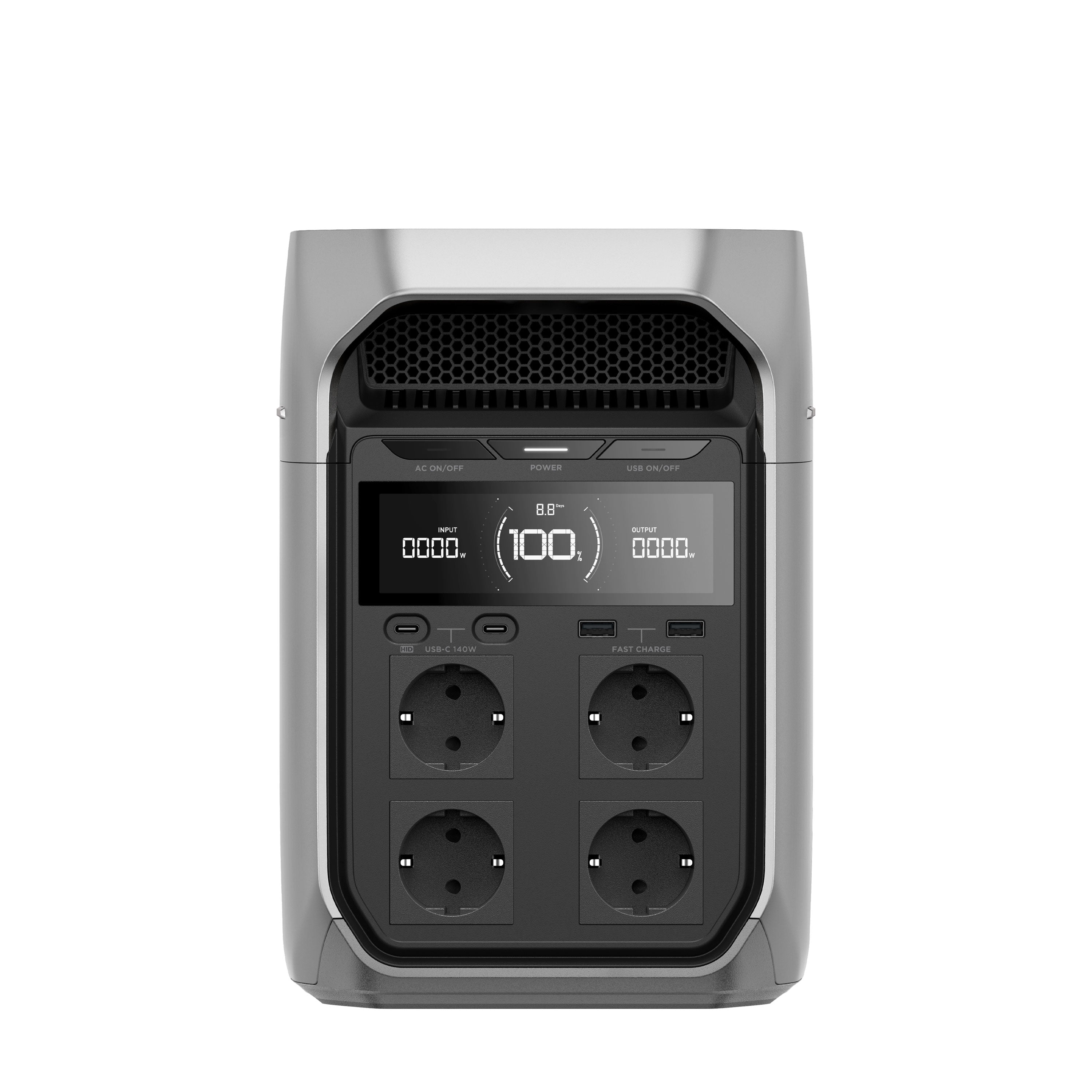 EcoFlow DELTA 3 Plus Powerstation Bundle mit WATTSTUNDE SOLA Ease 140W SunFolder Solartasche