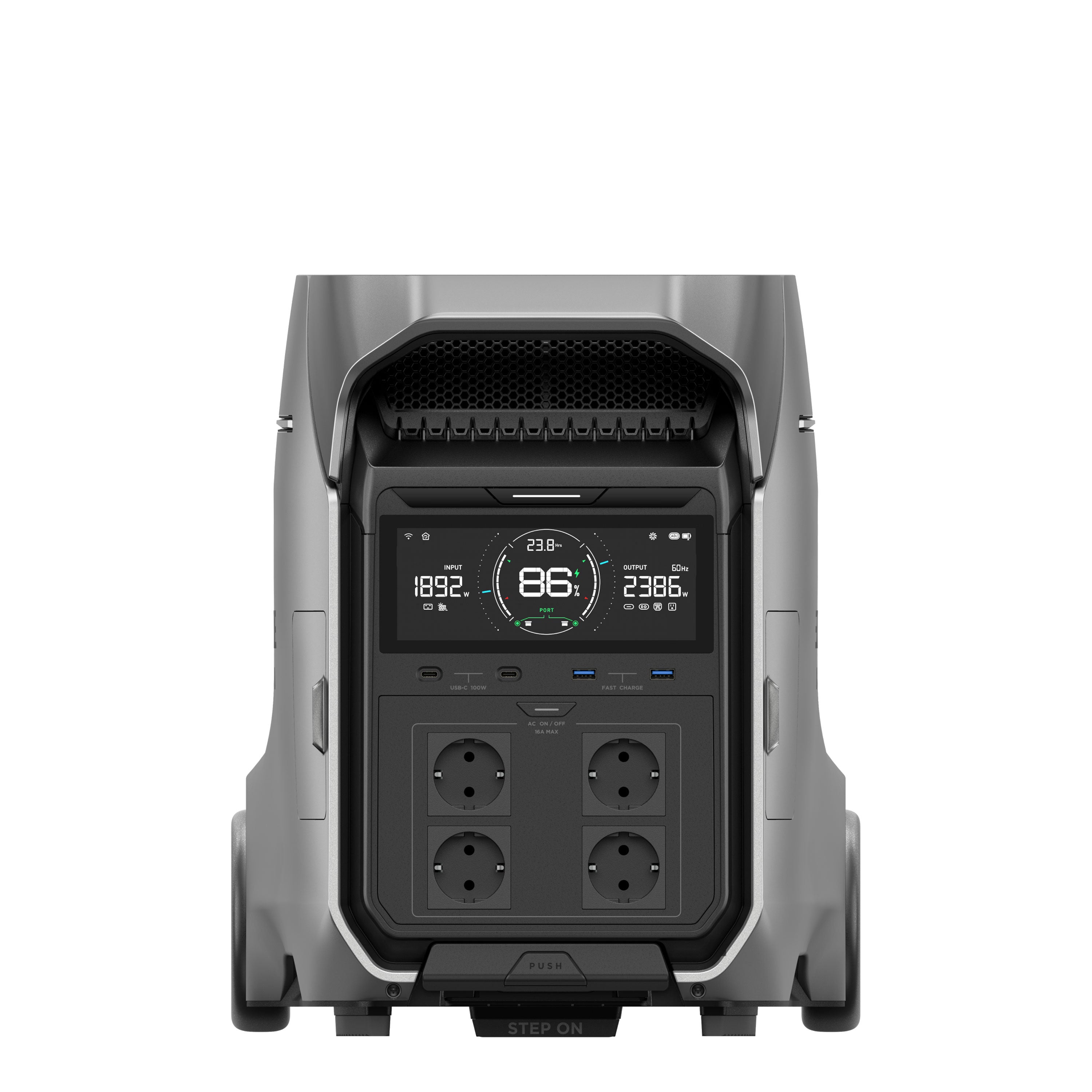 EcoFlow DELTA PRO 3 power station with DELTA PRO 3 extra battery 1x