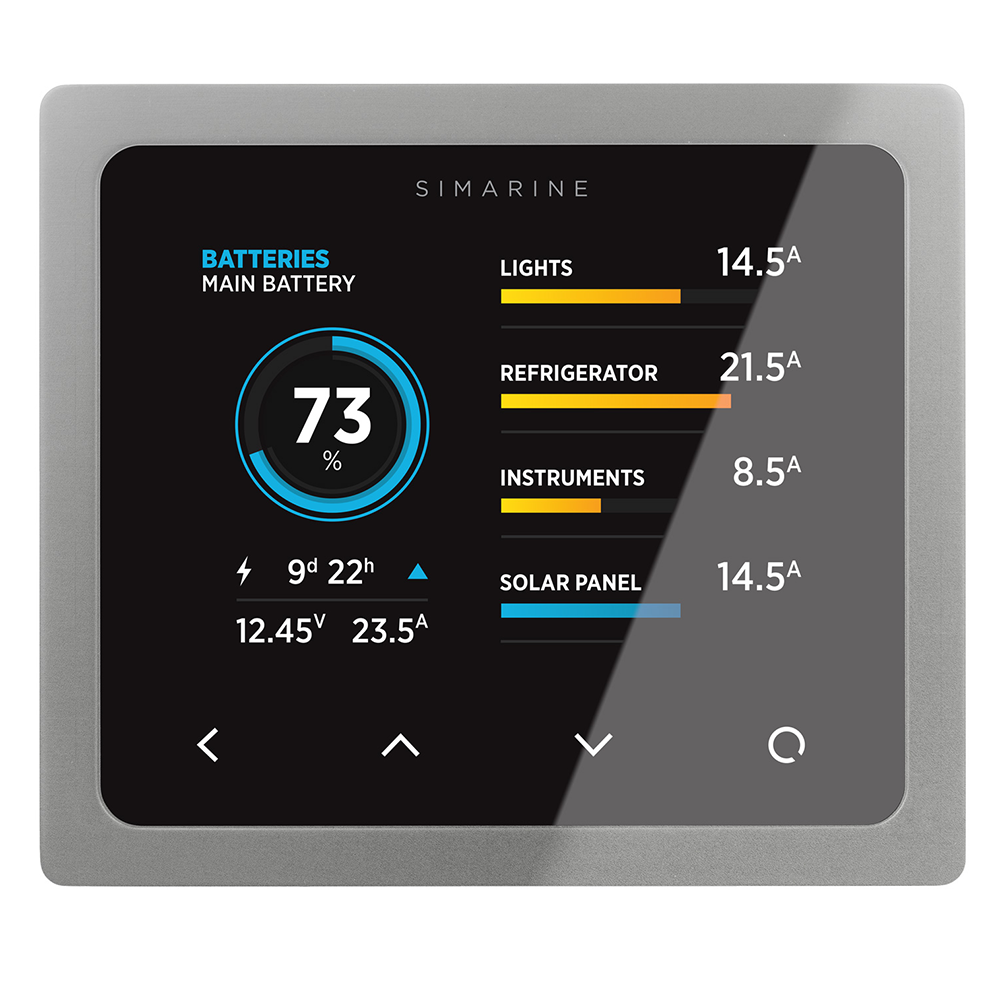 306-1000-003 - PICO Batteriemonitor - mit Rahmen silber (1)