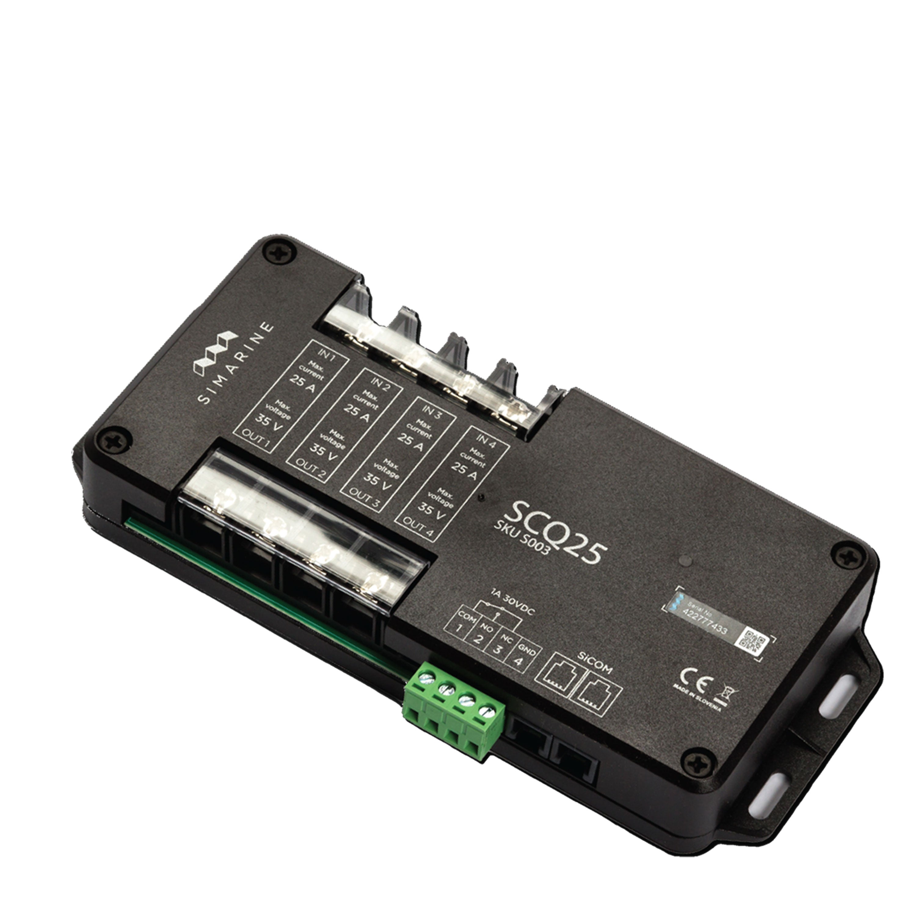 Simarine PICO Blue Set Rev2 - Batteriemonitor, Tankelektrode und 2 x Shunt Schwarz-ohne Einbaurahmen
