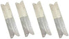 Heat Plates Shield for Mission BG1764B-A, BG1764B-B Gas Grills, 4 Pack Stainless Steel Heat Tent Replacement Parts