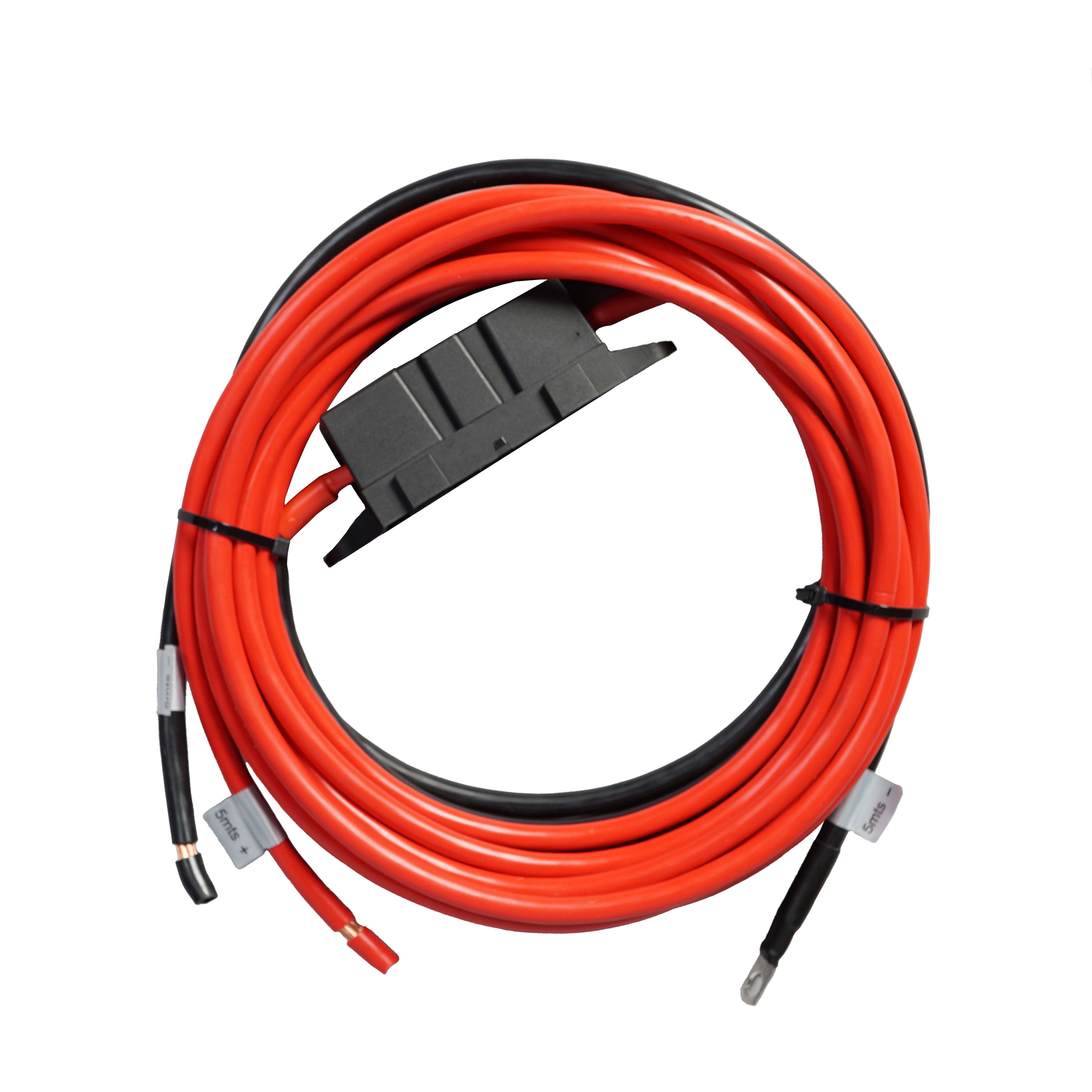 WATTSTUNDE Booster Kabelset für Starter- Aufbau-Batterie 5 m