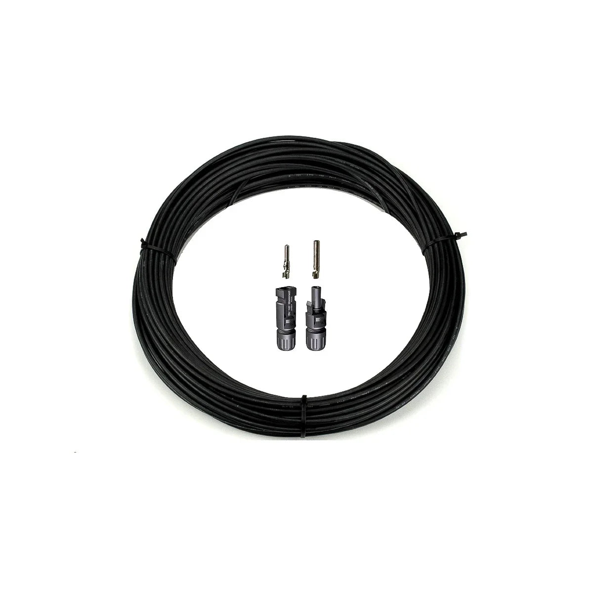 4mm² Solarkabel (L) + MC4 Stecker Set lose (30 Meter)