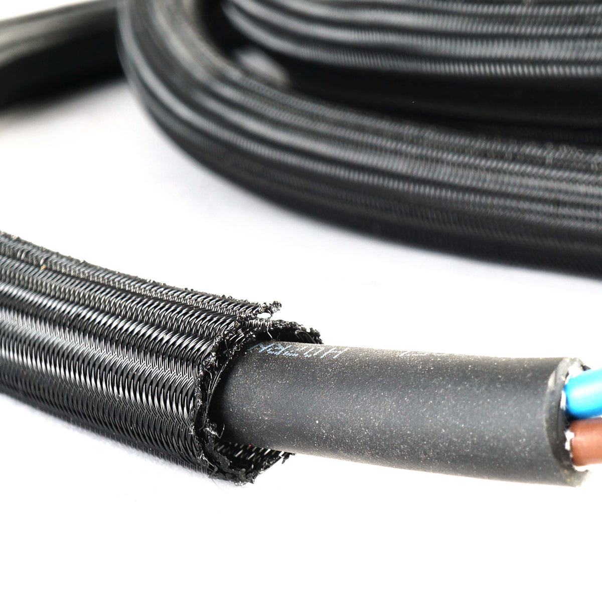 909-1082 - Geflechtsschlauch offen 19 mm schwarz 5 Meter (4)