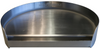 Stainless Steel Outdoor BBQ Griddle, 17 x 14, For Charcoal Kettle and Kamado Grills