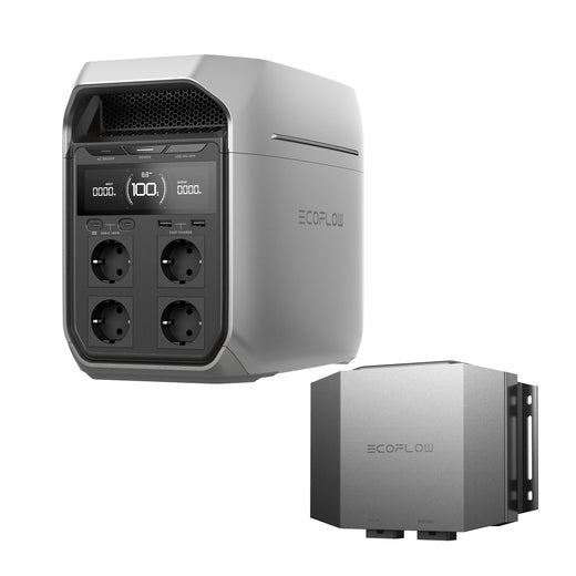 EcoFlow Alternator Charger Set mit 600 W Batterieladegerät mit DELTA 3 Plus Powerstation
