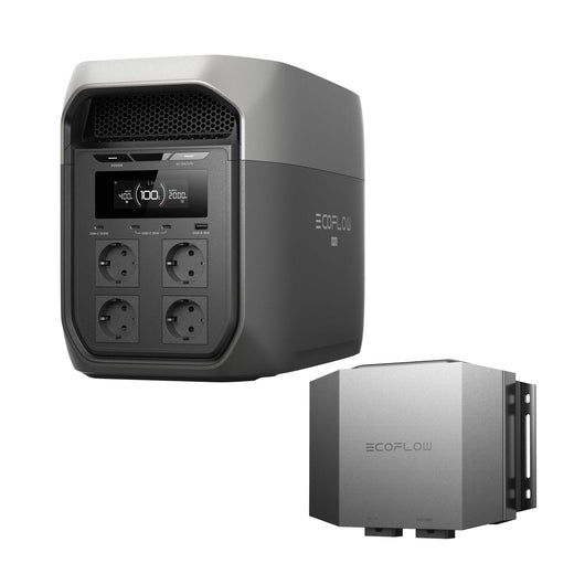 EcoFlow Alternator Charger Set mit 600 W Batterieladegerät mit DELTA 3 Max Powerstation