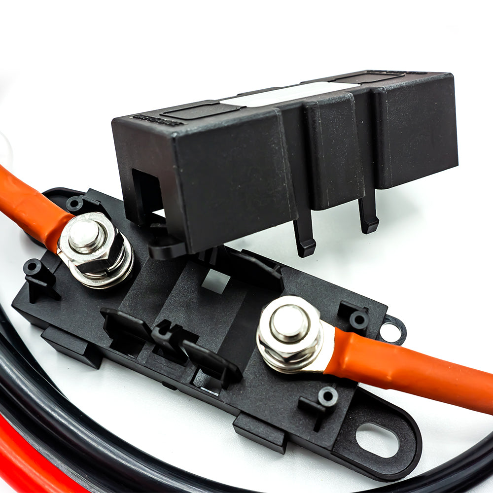 Charging booster set with Victron Orion XS 12/12-50A and connection cable for starter and board battery 5 m