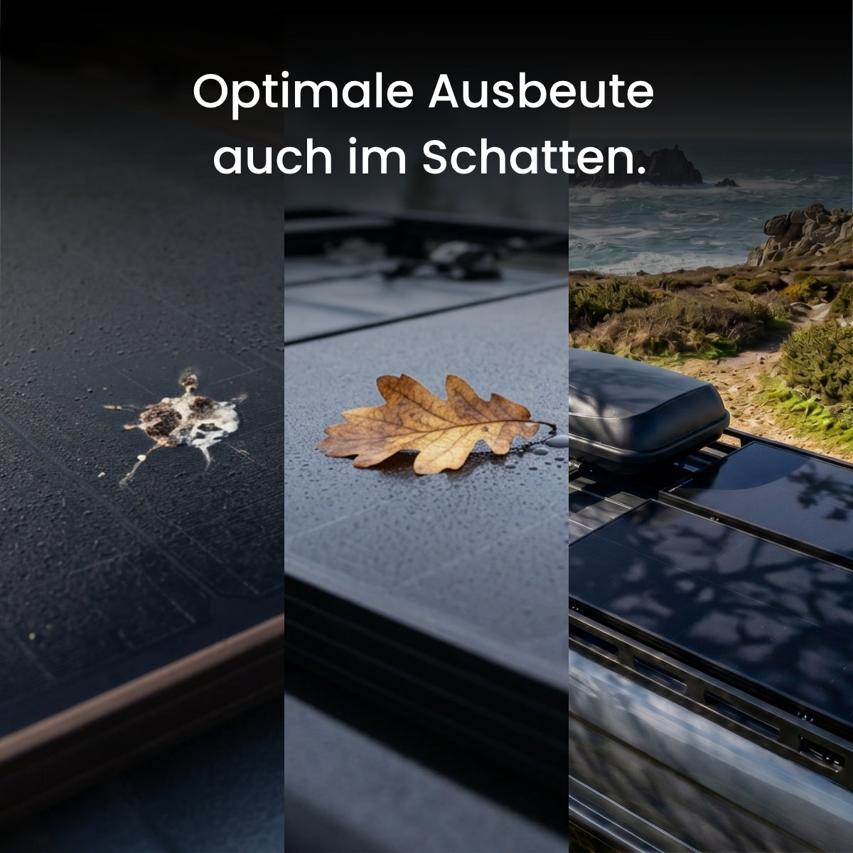 WATTSTUNDE® SOLA Frame Shadow Solarmodul 120 W