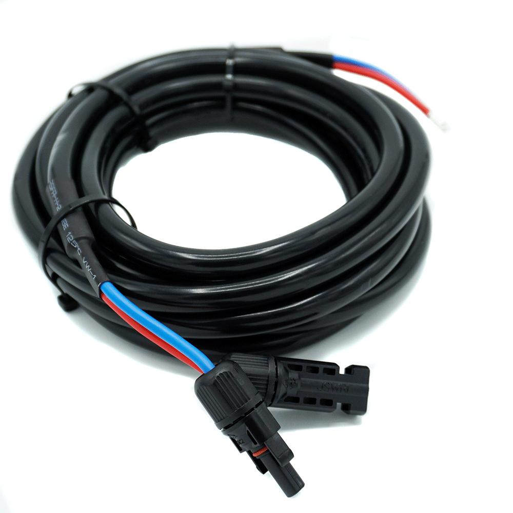 WATTSTUNDE® DAC 6.20 Connection cable solar module to charge controller 20 meters 2 x 6 mm²