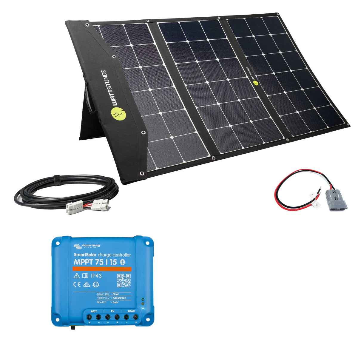 WATTSTUNDE® SOLA Ease 200W-HV SunFolder Solartasche Variationsset Victron SmartSolar 75/15 Nein